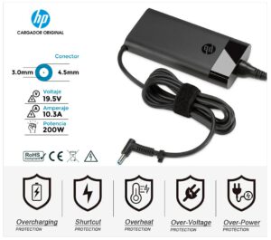 CARGADOR HP 200W ORIGINAL | 19.5V / 10.3A | 4.5 x 3.0mm