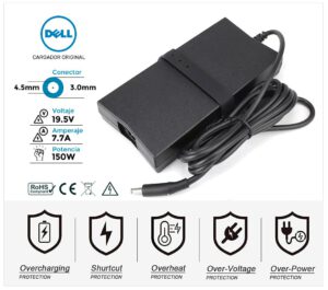 CARGADOR DELL ORIGINAL | 19.5V / 7.7A | 4.5 x 3.0mm | 150W