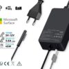 CARGADOR MICROSOFT SURFACE 45W GAN 12V · 3.6A + PUERTO USB 5V · 1.0A · INCLUYE CABLE DE CORRIENTE