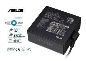 CARGADOR ASUS ORIGINAL 90W · 19V / 4.74A · 5.5 x 2.5mm · 90XB00CN-MPW000