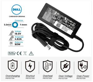 CARGADOR DELL 90W ORIGINAL | 19.5V / 4.62A | 7.4 x 5.0mm
