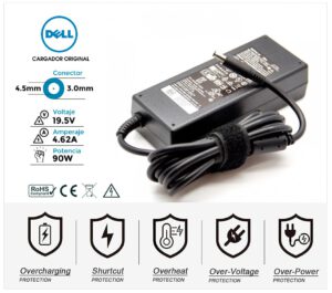 CARGADOR DELL ORIGINAL | 19.5V / 4.62A | 4.5 x 3.0mm | 90W