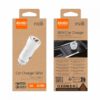 CARGADOR COCHE CARGA RAPIDA PD + QC 38W 3A BLANCO | F50B