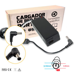 CARGADOR FUJITSU COMPATIBLE | 16V / 3.75A | 6.5 x 4.4mm | 60W
