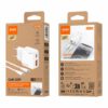 CARGADOR RÁPIDO GaN PD 20W UN PUERTO TIPO C + CABLE PD LIGHTNING IDUSD D315B