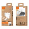 CARGADOR RÁPIDO GaN PD 20W UN PUERTO TIPO C+ CABLE PD USB-C D316B