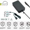 CARGADOR COMPATIBLE MICROSOFT SURFACE PRO 3/4 12V/2.58A 5V/2.4A 36W ( INCLUYE CABLE DE CORRIENTE )