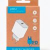 CARGADOR RÁPIDO PD FAST CHARGER OEM 20W 5-12V 1.67A CON UN PUERTO USB-C