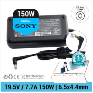 CARGADOR SONY ORIGINAL | 19.5V / 7.7A | 6.5 x 4.4mm | 150W