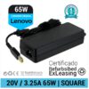 CARGADOR LENOVO ORIGINAL 65W 20V / 3.25A SQUARE