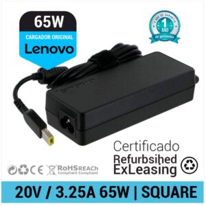 CARGADOR LENOVO ORIGINAL 65W 20V / 3.25A SQUARE