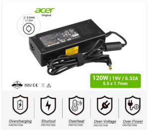 CARGADOR DELTA ELECTRONICS ORIGINAL | 19V / 6.32A | 5.5 x 1.7mm | 120W