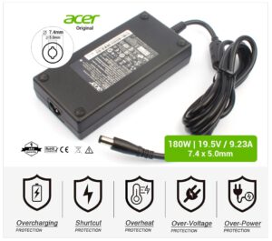 CARGADOR ACER ORIGINAL | 19.5V / 9.23A | 7.4 x 5.0mm | 180W