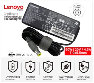 CARGADOR LENOVO ORIGINAL | 20V / 4.5A | 7.9 x 5.5mm | 90W ( REFURBISHED )