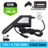 CARGADOR DE COCHE ASUS | 19V / 4.74A | 5.5 x 2.5mm | 90W