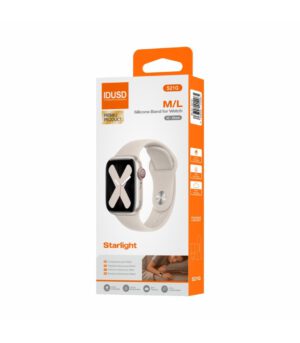 CORREA DE SILICONA 42-49MM M/L STARLIGHT COMPATIBLE CON APPLE WATCH Y IDUSD WATCH IDUSD S21G
