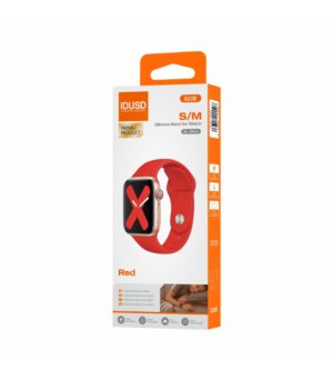CORREA DE SILICONA 42-49MM S/M ROJO COMPATIBLE CON APPLE WATCH Y IDUSD WATCH IDUSD S22E