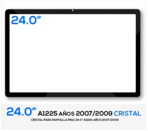 CRISTAL PANTALLA iMAC 24.0" A1225 AÑOS 2007/2009 | 922-8874 922-8469 661-4989