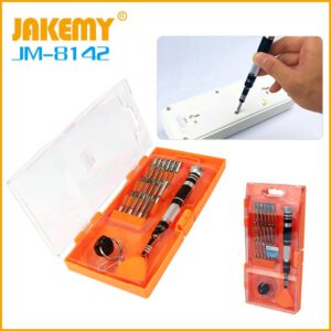 DESTORNILLADOR DE PRECISION EN ALUMINIO CON 24 PUNTAS JAKEMY JM-8142