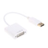 ADAPTADOR CONVERSOR DISPLAYPORT A DVI - M/H | BLANCO