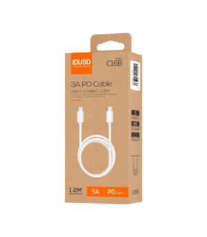 CABLE ECO USB-C A USB-C 3A IDUSD C16B