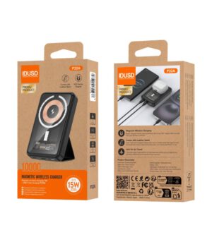 BATERIA EXTERNA MAGNETICA TRANSPARENTE ECO MAG CYBER CON POWERBANK 10000MAH 20W | IDUSD P22A