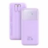 BATERIA EXTERNA ECO POWER FLOW POWERBANK 10000MAH 22.5W COLOR LILA · IDUSD P14Q