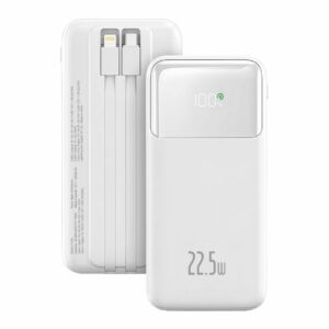 BATERIA EXTERNA ECO POWER FLOW POWERBANK 20000MAH 22.5W COLOR BLANCO · IDUSD P15B