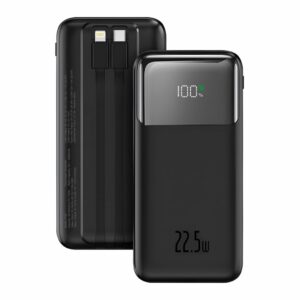 BATERIA EXTERNA ECO POWER FLOW POWERBANK 20000MAH 22.5W COLOR NEGRO · IDUSD P15A