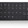 ETIQUETAS ADHESIVAS | TECLADO ITALIANO NEGRO