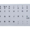 ETIQUETAS ADHESIVAS | TECLADO ITALIANO BLANCO