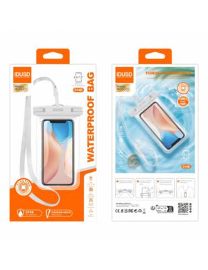 FUNDA DE PLAYA TPU 100% FLOTANTE COLOR BLANCO | IDUSD S14B