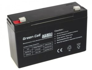 BATERIA GREEN CELL AGM 6V / 12A | AGM01