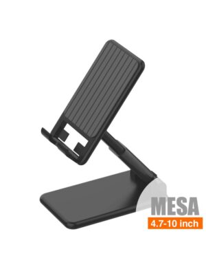 SOPORTE PLEGABLE DE MESA PARA SMARTPHONE COLOR NEGRO | G80A