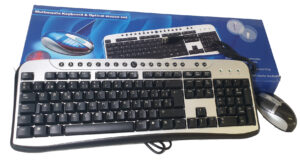 KIT DE TECLADO USB MULTIMEDIA + RATON USB