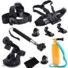 KIT DE ACCESORIOS 10 EN 1 PARA GOPRO HERO 5 4 3+ SJCAM SJ4000