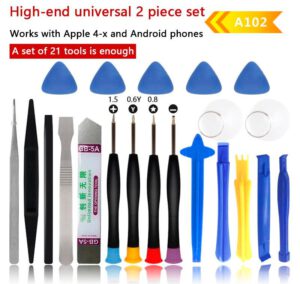 KIT DE HERRAMIENTAS 21 EN 1 PARA SMARTPHONES TABLETS PORTATILES