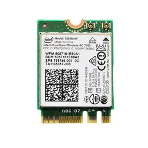 TARJETA WIRELESS INTEL 7265NGW 802.11AC 7265 WIFI + BT4.0 | 756748-001 860883-001