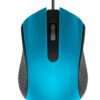 MOUSE OPTICO USB 1200DPI AZUL