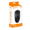 MOUSE OPTICO USB 3 BOTONES 1000DPI NEGRO