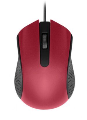 MOUSE OPTICO USB 1200DPI ROJO