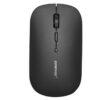 MOUSE WIRELESS 2.4GHZ 1600DPI DISEÑO COMPACTO NEGRO
