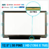 PANTALLA 12.5" HD LED SLIM | EDP 30 PINS