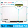 PANTALLA 12.5" HD LED SLIM | 40 PINS