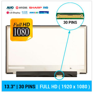 PANTALLA 13.3" | FULL HD LED SLIM | 30 PINS | SIN BARRAS NI PESTAÑAS
