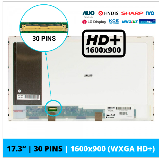 PANTALLA 17.3" | HD PLUS | EDP | 30 PINS