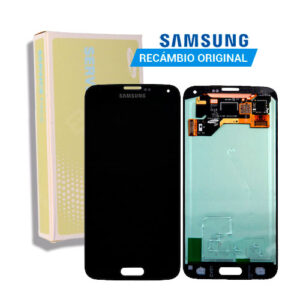 SAMSUNG GALAXY S5 I9600 SM-G900F PANTALLA LCD DISPLAY + TACTIL ORIGINAL | NEGRA | GH97-15959B