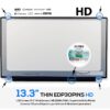 PANTALLA 13.3" | HD LED | 30 PINS EDP | PESTAÑAS ARRIBA Y ABAJO