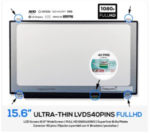 PANTALLA 15.6" | AUO B156HAT01.1