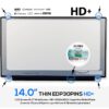 PANTALLA 14.0" | HD PLUS SLIM LED | 30 PINS EDP | PESTAÑAS ARRIBA Y ABAJO